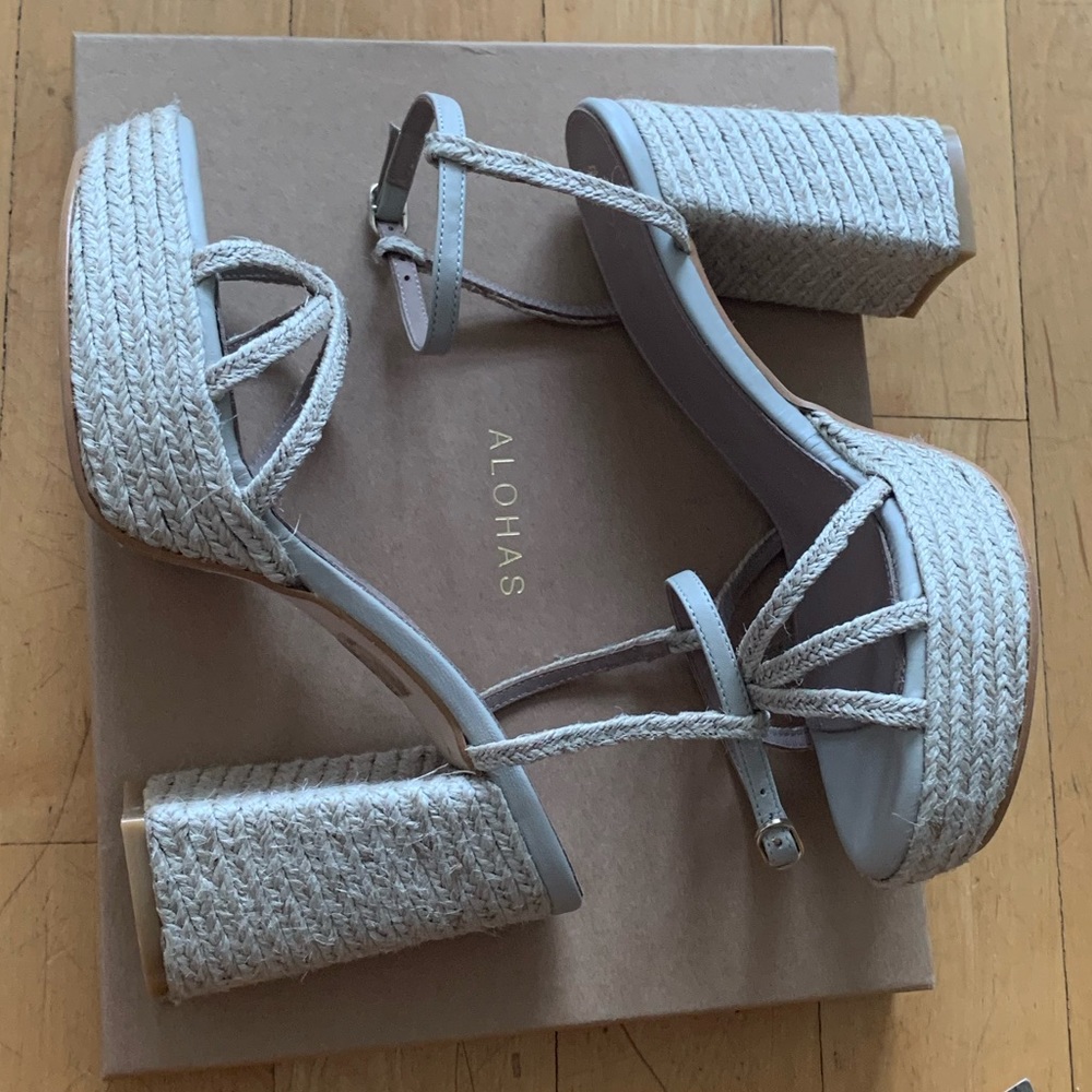 Alohas brand new in box Carioca heels sandal 38